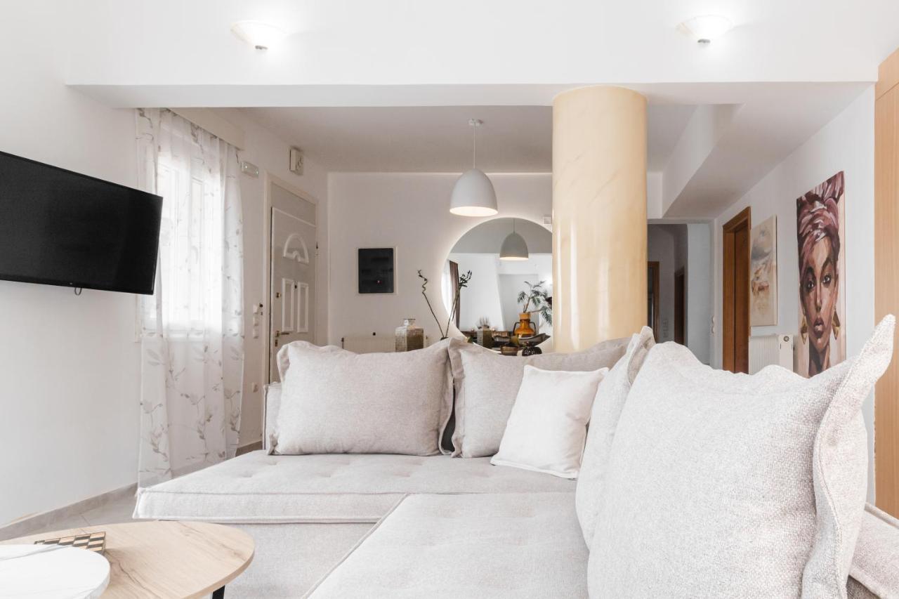 Villa Ventus, 40Sqm Private Pool & Hot Tub! Roussospítion 外观 照片