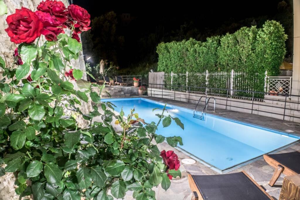 Villa Ventus, 40Sqm Private Pool & Hot Tub! Roussospítion 外观 照片