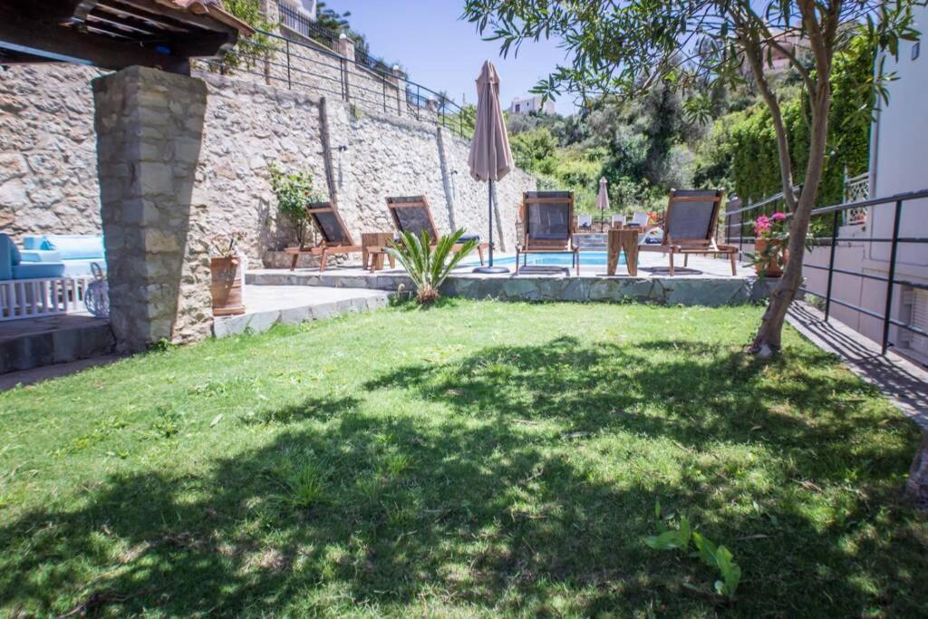 Villa Ventus, 40Sqm Private Pool & Hot Tub! Roussospítion 外观 照片