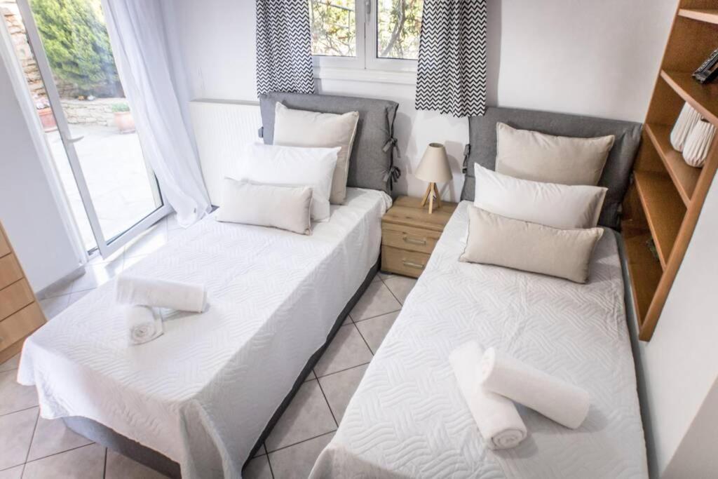 Villa Ventus, 40Sqm Private Pool & Hot Tub! Roussospítion 外观 照片